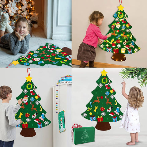 Montessori Felt Christmas Tree