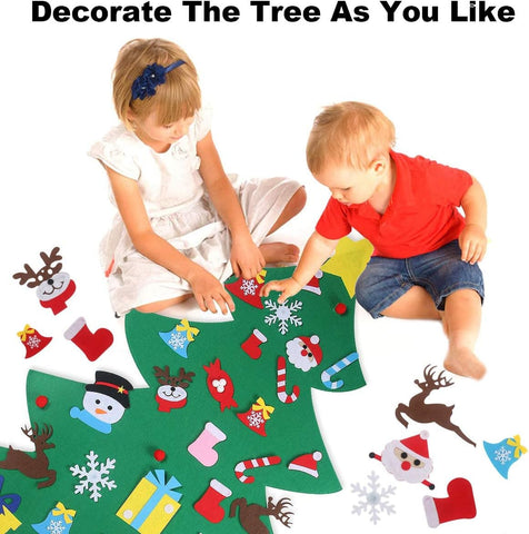 Montessori Felt Christmas Tree